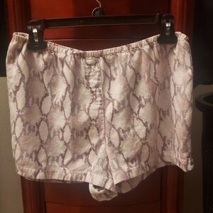 Victoria's Secret snakeskin pint sleep Shorts